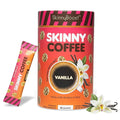 Skinny Boost Instant Skinny Coffee Sticks (Vanilla) - Made with Arabica Coffee Beans Garcinia Cambogia Green Tea Extract B Vitamins Fiber and Prebiotics –Sugar Free-Keto Friendly (28 Packets)