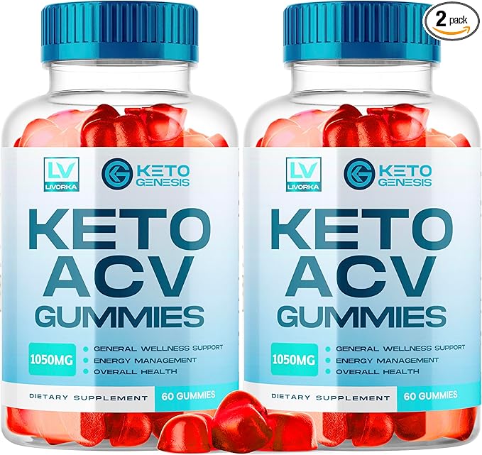 (2 Pack) Keto Genesis Keto ACV Gummies Advanced Weight Loss Genesis Keto Ketogenesis Keto+ACV Gummies Keto Genesis Keto Genesis Gummies Ketogenesis Keto Plus ACV Gummy Supplement 1050mg 2 Months