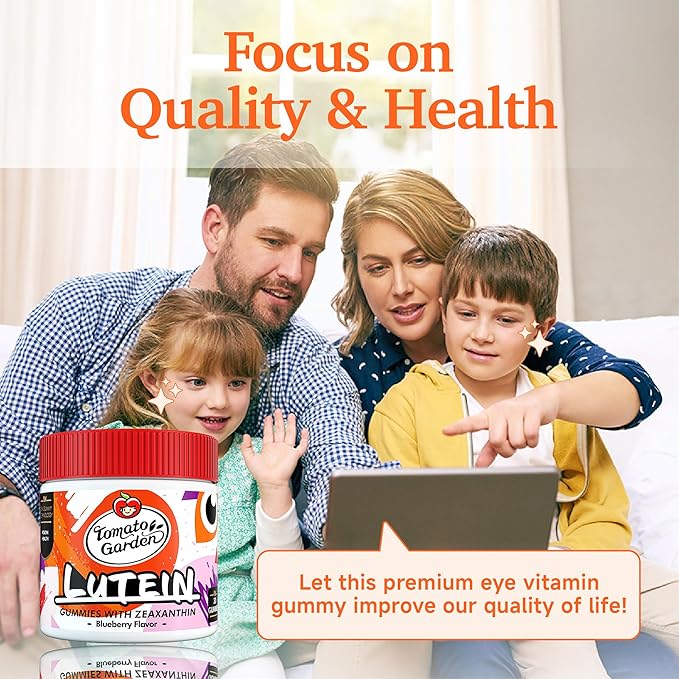 Lutein Gummies Vision Support Supplements with Blue Light Protection 90 Counts3 Bottles