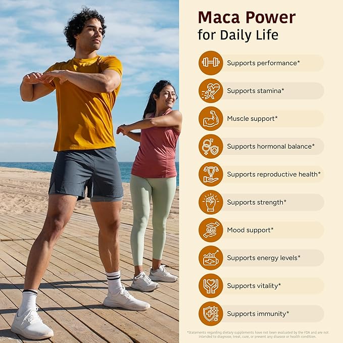 Peruvian Maca Root Capsules 150 ct. Powerful Maca Blend of Yellow Red &amp Black Maca Root with Black Pepper. All Natural NonGMO Vegan No Stearate No Rice Powder No Silica No Filler
