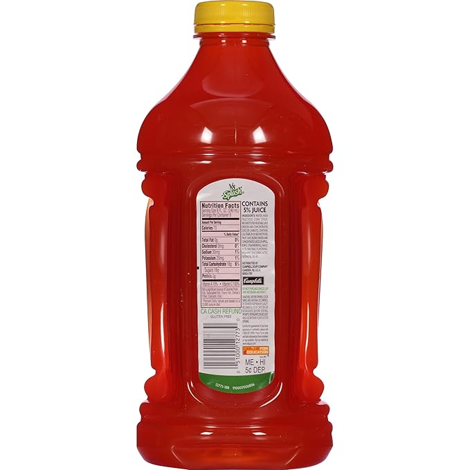 V8 Splash Strawberry Kiwi 64 Ounce (Pack of 4)