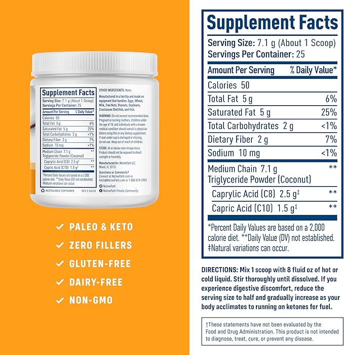 NativePath MCT Oil Powder and Joint Health Collagen Bundle