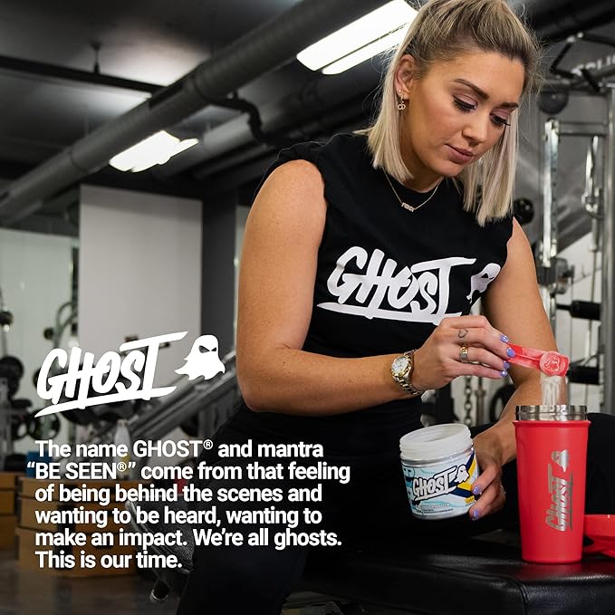 GHOST Hydration Lemon Crush 40 Serv Electrolyte Powder - Drink Mix Supplement with Magnesium Potassium Calcium Vitamin C &amp Taurine for Energy &amp Endurance - Vegan Free of Soy Sugar &amp