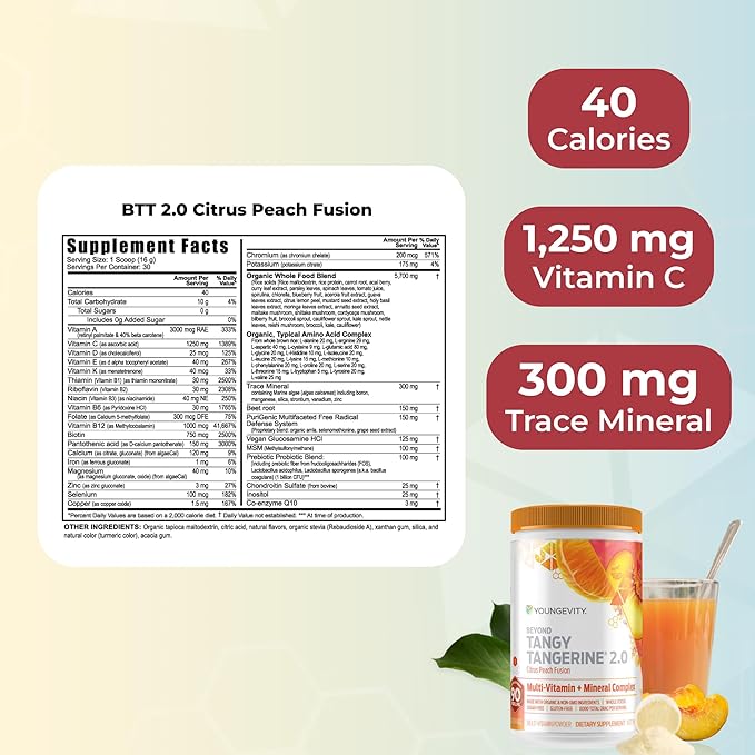 Youngevity Healthy Body Start Pak 2.0 | Complete All-in-One Nutrition | 60 Minerals 16 Vitamins 12 Amino Acids 6 Essential Fatty Acids | Whole Foods Pre/Probiotics + Bone Formula