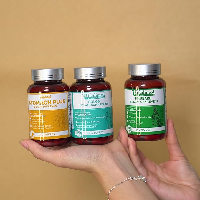 Stomach Plus Stomach Lining Support Gastritis Relief Stomachache Support Gastric Upset ReliefMotility Support with Galangal Dong Quai Cinnamon &amp Magnolia - 90 Capsules