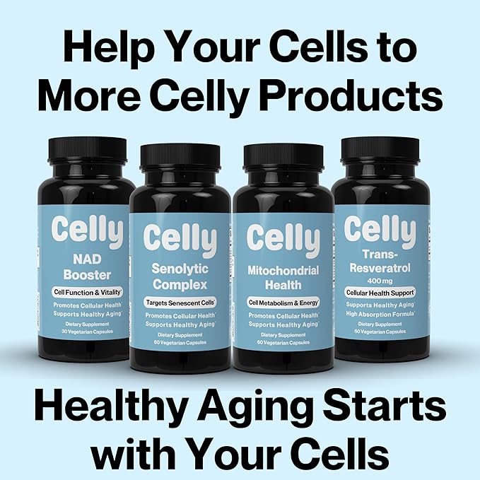 Celly DNA Defense | Longevity Supplement for Healthy Aging and Cellular Health | Promotes DNA Repair &amp Integrity | Take 1 Daily – 30 Servings | Non-GMO &amp 3rd Party Tested