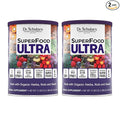 Dr. Schulze's SuperFood Ultra - Plant-Based Superfood Powder for Active Lifestyle Support - Vital Nutrients - Natural Ingredients - Gluten-Free &amp Dairy-Free - Vegan - 17.4 oz (13 Servings) - 2 Pac