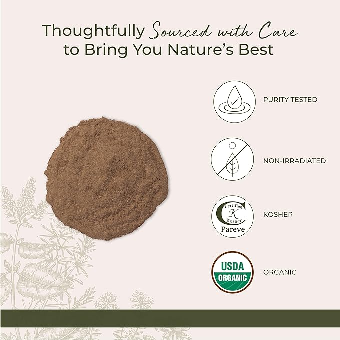 Starwest Botanicals Rosehips Powder Organic - Dried Herb for Tea &amp Baking Finely Ground Certified Kosher Non-GMO - Bulk 1 lb Bag