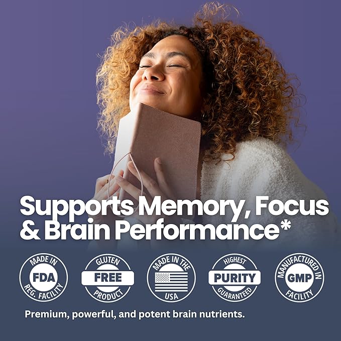 Layer Origin Brain Performance with HMO 3'SL 6'SL Brain Prebiotics Phosphatidylserine for Memory Focus &amp Clarity - 30 Servings
