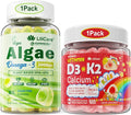 LILICARE Bundle Vegan Omega 3 Supplement Gummies + Kids Vitamin D3 K2 Filled Gummies