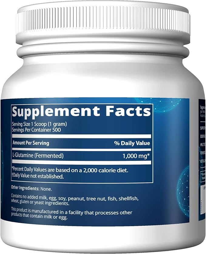MRM L-Glutamine 500 17.6-Ounce Plastic Jar