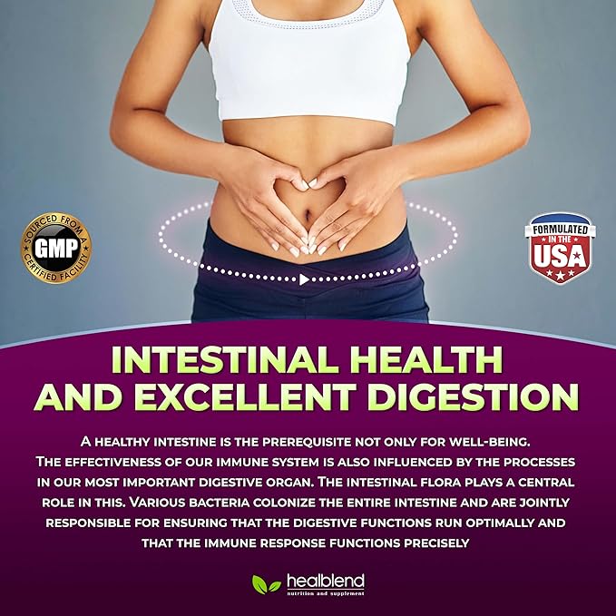Advanced Probiotic Caps Dietary Supplement Capsules and Probiotic Caps Dietary Supplement Capsules - Probiotics for Women and for Men Digestive Health