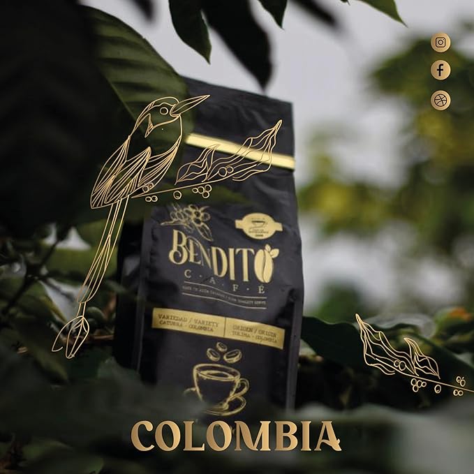 Bendito Café – Ground Coffee Medium Roast 340g (Pack of 3) – 100% Colombian Coffee
