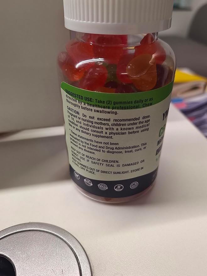 Creatine Monohydrate Gummies - 80 Count - Unisex Fitness Booster for Muscle Power -Energy Revival