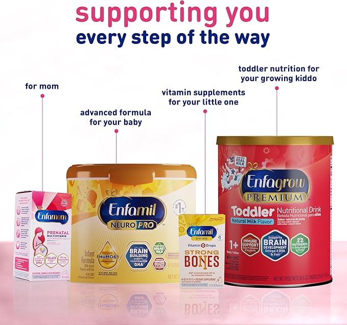 Enfamom Prenatal Vitamin Supplement for Pregnant and Lactating Women from Enfamil 30 Softgels Omega-3 DHA + Folate + Calcium