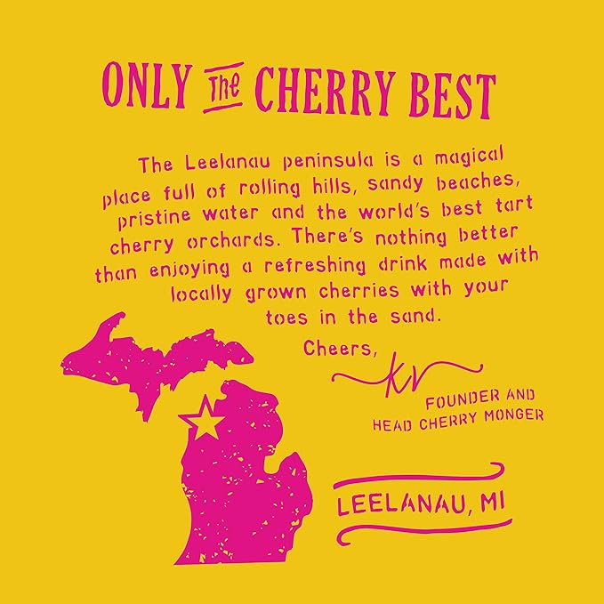 Leelanau Cherry Lemonade 16 fl oz (Pack of 12)