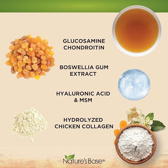 Nature's Base Glucosamine Chondroitin + Probiotics 70 Billion CFU