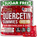 JOYLI Quercetin Gummies - Quercetin with Bromelain Zinc Vitamin C &amp Vitamin D3 - Quercetin Supplement 500MG for Immune System &amp Allergy - Quercetin for Kids and Adults - 60 Quercetin Chewable