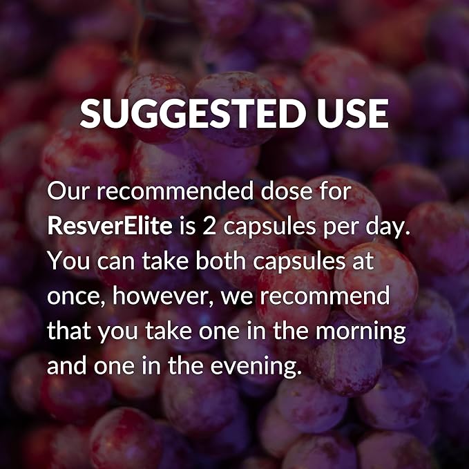 Mara Labs ResverElite | Bioavailable Resveratrol | Vegan No Fillers and Non-GMO | 30 Vegan Capsules