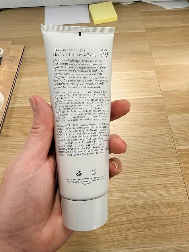 Magnesium Lotion Lightweight Magnesium Cream with Shea Butter Non-Greasy Moisturizing Lotion with Essential Oils for Daily Self-Care 100 mL