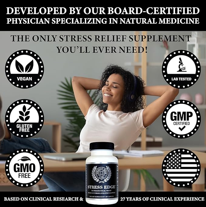 Alcohol Cravings and Stress Relief Physician-Formulated Stop Drinking Alcohol Calm Mind and Body Fast Acting