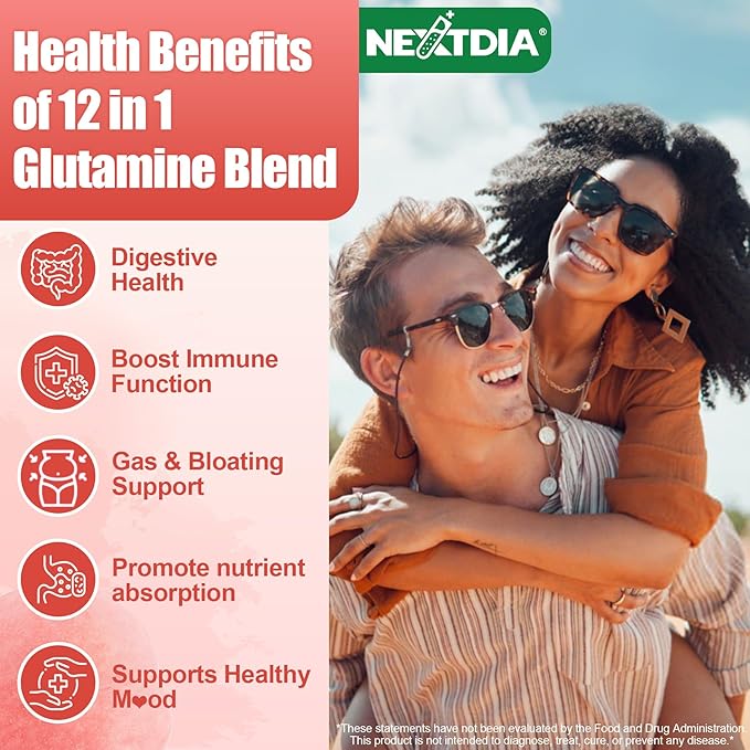 L-Glutamine 1200mg Gut &amp Immune Support GummiesLeaky Gut Repair Supplement with Slippery ElmMarshmallow RootGinger RootArabinogalactanOrganic AloeVitamin CVitamin D3ZincSugar-Free | 120 C