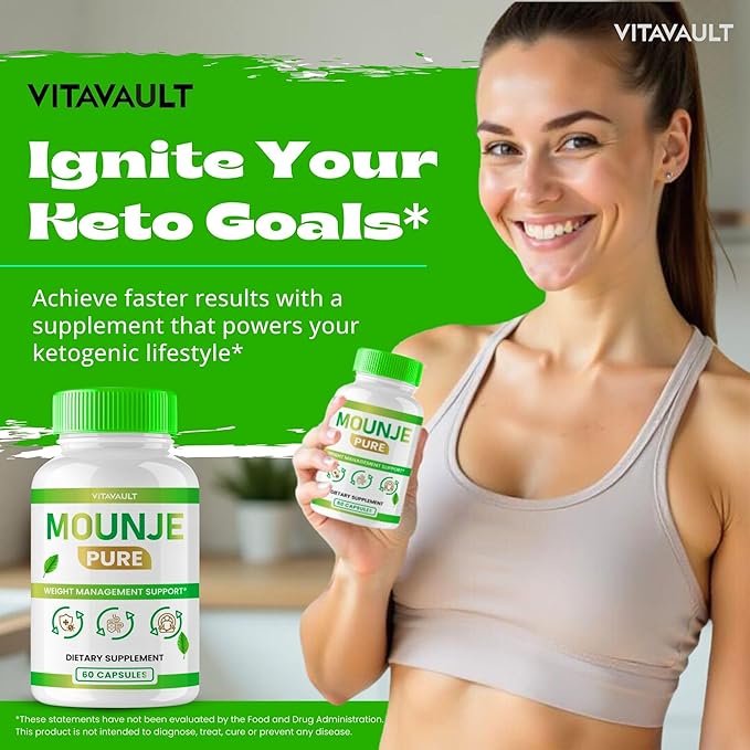 Mounje Pure Keto Capsules Mounje Pure Advanced Formula Pills - Maximum Strength Mounje Pure All Natural Keto Pills MounjePure Capsules Mounje Pure Official Formula Pills Reviews (2 Pack)