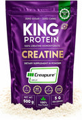 100% Pure Unflavored Creatine Monohydrate Powder | 5g per Serving | Vegan &amp Sugar Free | Creapure® Monohydrate Creatine Powder &amp Scoop Included | 500g Bulk Bag 100 Servings