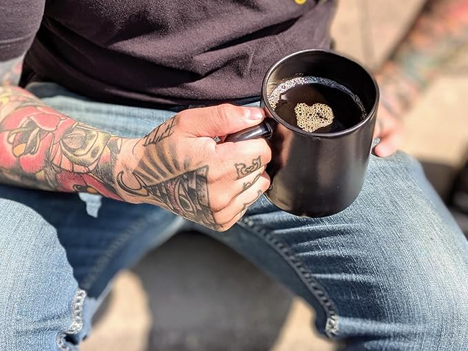 Hardcore Ground Coffee High Caffeine Strong Roast 16 Oz