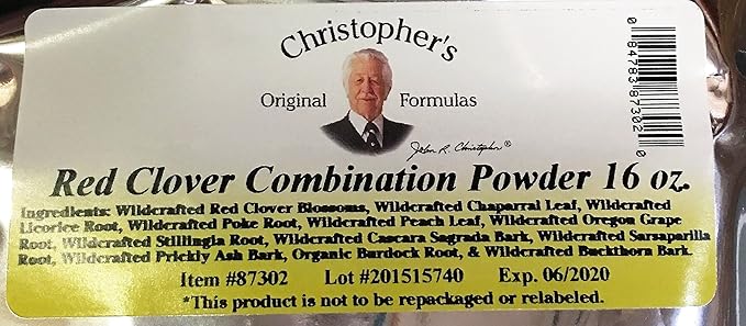 Christophers Original Formulas Red Clover Combination Powder 16 OZ