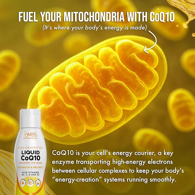 Liquid CoQ10 120mg of Bioavailable Ubiquinone for Superior Absorption. Support Heart Bone and Skin Health with a Natural Antioxidant. 35 Servings in a Convenient 17 oz Bottle.