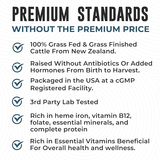 Left Coast Performance Grass Fed Beef Kidney Supplement –100% Grass Fed Freeze Dried Non-GMO New Zealand Pasture Raised Beef Organ Supplement - DAO Enzyme and Histamine Support– 180 Capsules