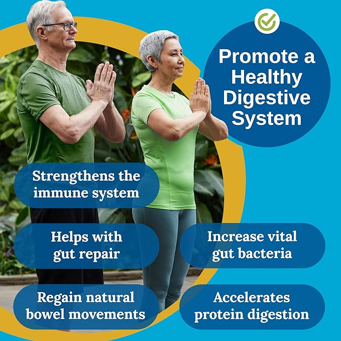 Xtendlife Kiwi-Klenz Digestive and Gut Support Supplement for Bloating Gas and Indigestion - Natural Prebiotic with Health Enzymes - 30 Day Supply