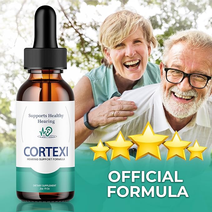 (Official) Cortexi Tinnitus Treatment Hearing Support with Chromium Grape Seed Astragalus Maca Root - Cortexi Hearing Support Drops Supplement Cortexi Tinnitus Treatment Ringing Ears (1 Bottle)