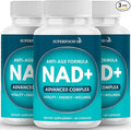 NAD+ Supplement - Liposomal + Resveratrol for Women &amp Men Astaxanthin CoQ10 Alpha Lipoic Acid Green Tea Urolithin - 180 Capsules