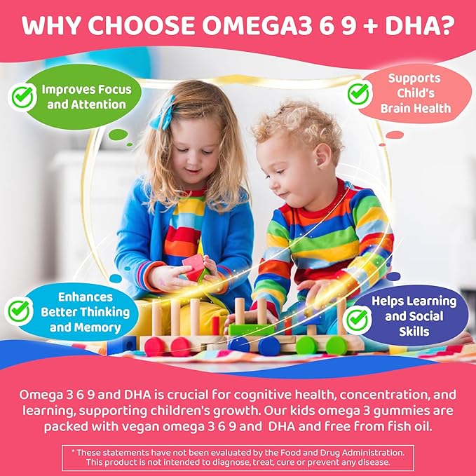 Omega 3 Gummies for Kids &amp Magnesium Citrate Gummies