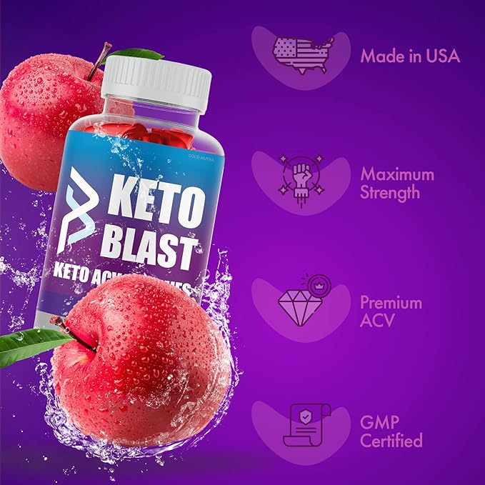 (3 Pack) Keto Blast Gummies Maximum Strength Original Keto Blast Gummy Advanced Formula 3 Month Supply