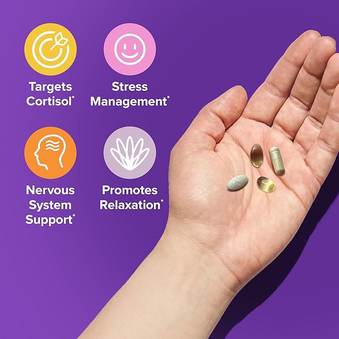 GNC Women's Stress Relief Vitapak Stress &amp Cortisol Management 30 Count