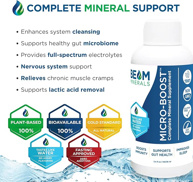 BEAM MINERALS Travel Pack | Electrolyte &amp Micronutrient Support On-The-Go | Micro-Boost Electrolyze and Insta-Lytes 2 fl Oz