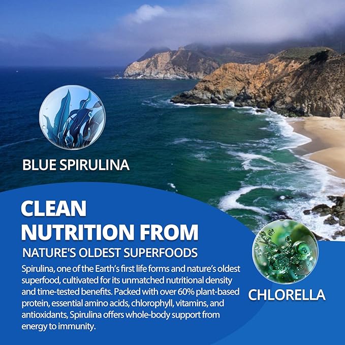 Nextdia Fiber Gummies for Adults + Organic Blue Spirulina Gummies