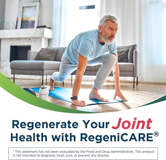 Univera RegeniCARE Green Apple Glucosamine Chondroitin MSM Univestin Joint Health Joint Support Mobility + Flexibility Green Apple Flavor Powder 30-Day Supply