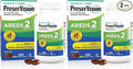 PreserVision AREDS 2 Eye Vitamins #1 Eye Doctor Recommended Brand Lutein and Zeaxanthin Supplement with Vitamin C Vitamin E Zinc and Copper Softgels (Minigels) 120 Count (Pack of 2)