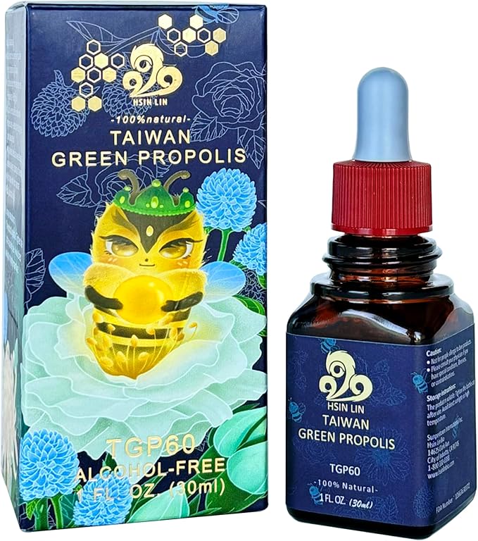 Taiwan Green Propolis High Concentration Propolin &gt 60mg/ml Nutrient-Rich Antioxidant