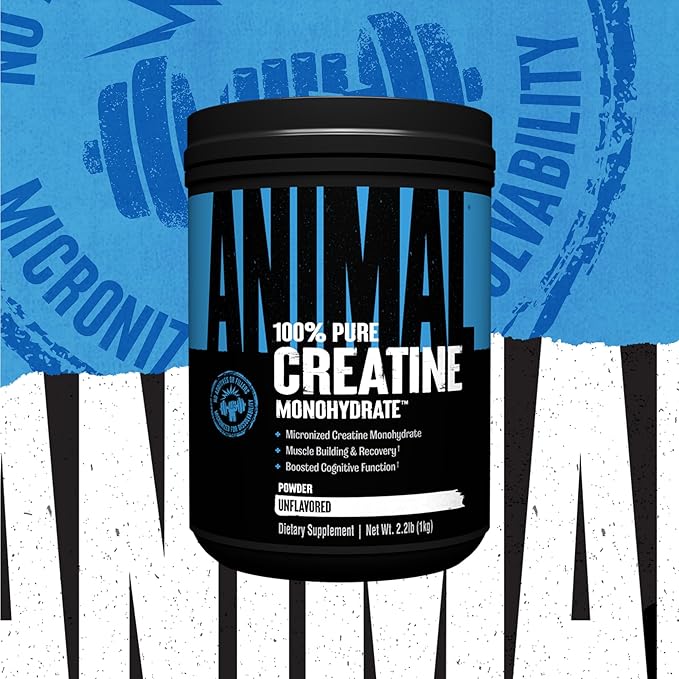 Animal 100% Pure Creatine Monohydrate™ Powder Unflavored 2.2 lb (1 kg)