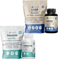 Tinnitus &amp Liver Support Supplement | Formula for Ringing Ears Focus Detox &amp Digestion | Bioflavonoids Milk Thistle &amp B12| Supports Auditory &amp Liver Health | 60 Capsules flavonoid E