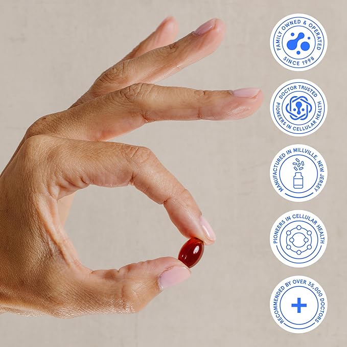 BodyBio Resolvin - Specialized Pro-resolving Mediators SPMs with Herring Caviar Extract - Support Healthy Inflammation Response Skin Repair Joint Comfort &amp Brain Health