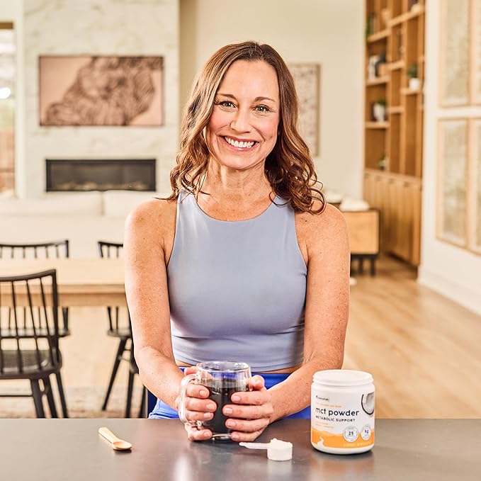 NativePath MCT Oil Powder Supplement - Unflavored MCT Powder with Keto-Friendly C8 MCTs. Free of Dairy Gluten and GMOs 25 Servings