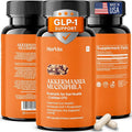 Akkermansia Probiotic for Cravings &amp Gut Health | GLP-1 Support Supplement with Akkermansia Muciniphila – 2 Billion CFU Inulin Prebiotic Fiber – 60 Capsules 1 Pack