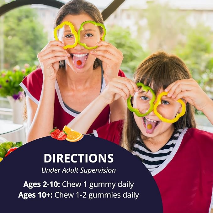 Omega 3 Gummies &amp Probiotic Gummies Bundle - Brain Growth Eye Health Digestive Support in Kid-Friendly Gummies