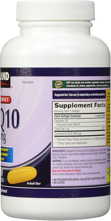 Kirkland Signature COQ10 100 Softgels 300 mg 6.4 Ounce